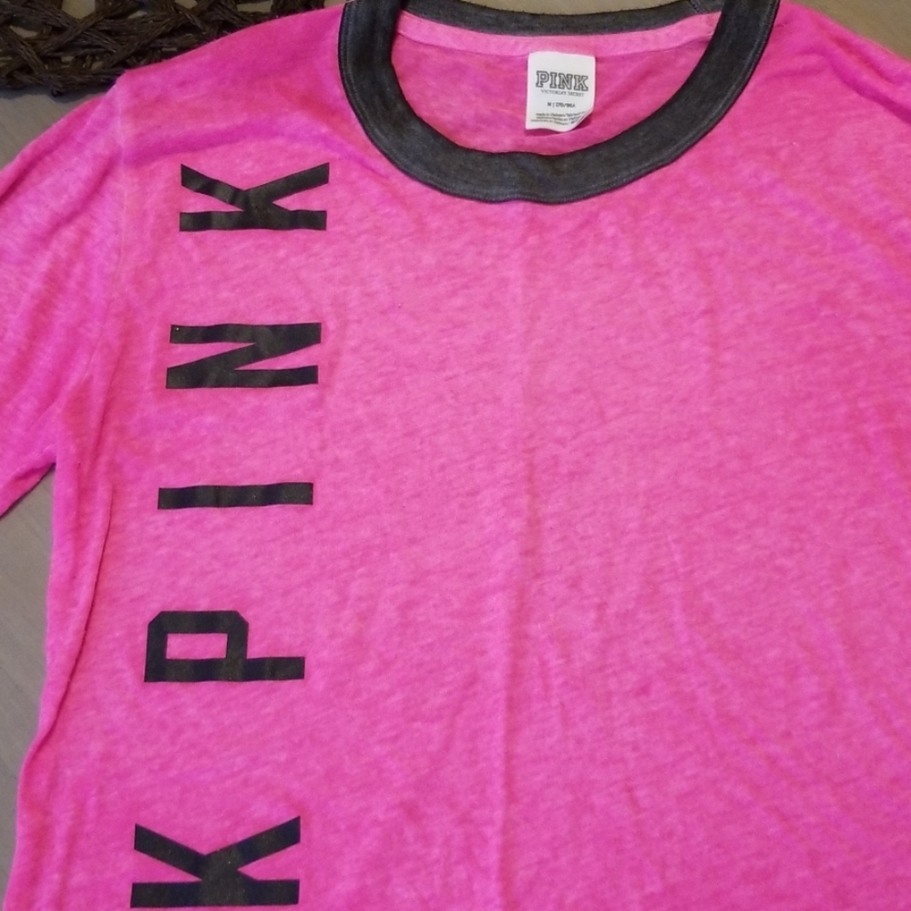 Pink long sleeve top